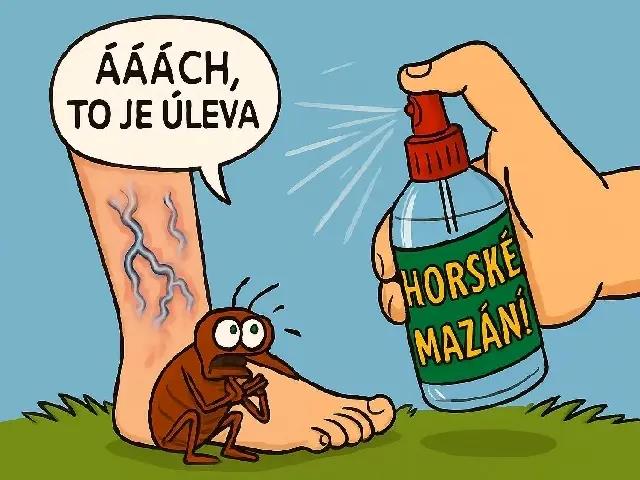 Horské mazání s kosodřevinou pro úlevu